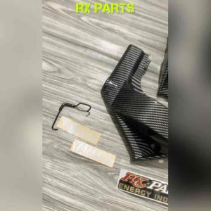 Airscoop / Air Scoop mata kucing rx king carbon/karbon + sticket logo yamaha scootlight+kawat pengikat airscoop
