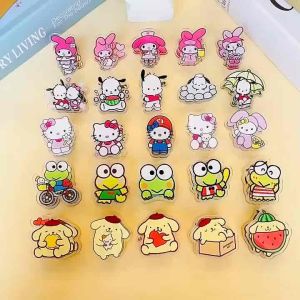 Kẹp giấy kẹp hồ sơ giấy tờ lưu trữ Hello Kitty - Melody - Pom Purin - Ếch xanh