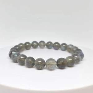 MEG High Quality Labradorite Bracelet Natural Healing Crystal Beads 8mm for Men and Women Gift
