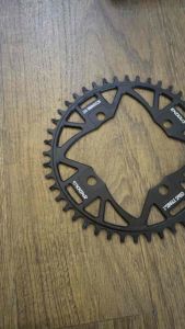 (( CHAINRING EXODUS 44T 104BCD )) Gear Depan Crank MTB Bmx Single Speed Gigi 44 T BCD 104MM Alloy Allumunium Narrowide Crank Arm