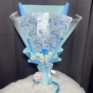 ช่อเงินเปล่า ดอกมะลิวันแม่ พิจารณาธนบัตรได้ 10-100ใบ