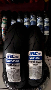 Ban IRC matic 110/80 dan 140/70 ring 14 tubles ban belakang yamaha aerox