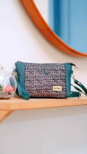 Tas Selempang Wanita 2in1 Megumi Bag Biru Tsabita