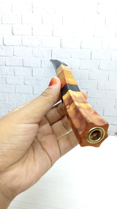 Once pipa padutan kayu kelor hitam Nibung kelor emas Nibung model S segi enam