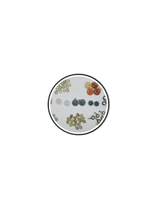 Mặt dây charm mix ngọc Hòa Điền jade Gua My Gà Đen thạch anh