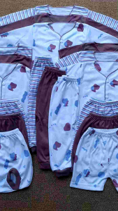 Baju Bayi Isi 18pcs Seri Dusty Pink Usia 0-3 Bulan Bahan Halus Tebal Dan Lembut