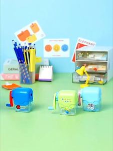 DISNEY Sharpener Pengasah Pencil Automatic Frozen Spiderman Stationery