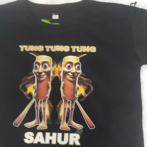 Kaos Anak Tung Tung Sahur dan Pakaian Anak Laki-Laki