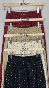 Women Skirt Polka Dot Trendy Cutting A Line