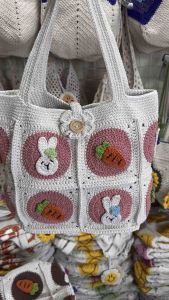 กระเป๋าต่อกระต่ายแครอท แฮนด์เมด