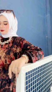 Gamis Raya Twill Bg Collection Motif Kencana
