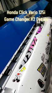HONDA CLICK VARIO 125i GAME CHANGER V2 2021 DECALS (WATERPROOF LAMINATED FADE PROOF)