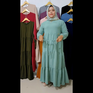 GAMIS CANDA 3 SUSUN & GAMIS CRINKLE AIRFLOW