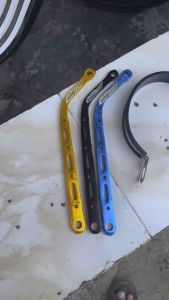PAKET KLEM  KLEMAN KNALPOT SET PANGKON GANTUNGAN KNALPOT L 25 CM PNP