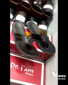 SANDAL KULIT PRIA DR. IAM 4007 COKLAT ( PRODUKSI SENDIRI )