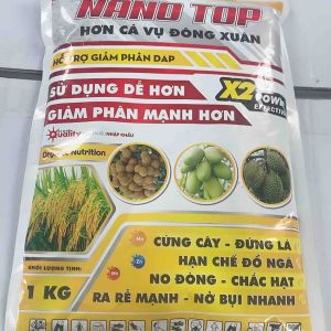 PHÂN BÓN VI LƯỢNG NANO TOP - HỖ TRỢ GIẢM PHÂN DAP GIÚP CỨNG CÂY ĐỨNG LÁ HẠN CHẾ ĐỖ NGÃ I VTNN HỒNG KHANH