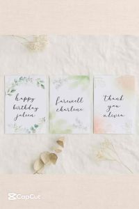 Personalised Greeting Cards – A6 Hand Lettered Calligraphy Cards – Custom Name Gift Cards for All Occasions