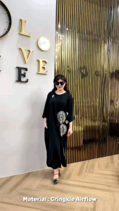 gamis set hijab polos - belvia set rok free hijab - airflow crinckle premium |gamis elegan simple gamis busui gamis polos gamis kombinasi gamis wanita dewasa simple elegan premium jumbo maxi tangan panjang