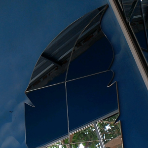 Cermin Dinding Model Daun Pisang Aesthetic