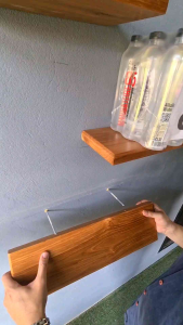 ชั้นวางของไม้สัก(ยาวพิเศษ)หน้ากว้าง15ซม. แบบไม่โชว์ขารับ (ติดตั่งเฉพาะผนังปูน) ชั้นวางของไม้สัก ชั้นวางของไม้สัก ราคา - Lazada