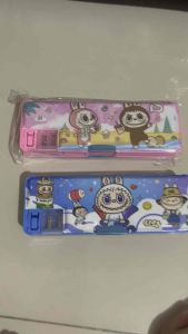 Kotak Pensil Labubu 65100 Magnet 2 Sisi Plus Serutan Pensil