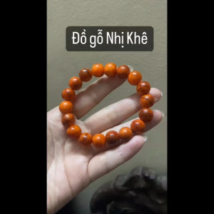 Vòng tay gỗ huyết long tròn  -hàng đẹp
