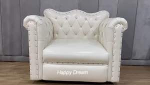 โซฟา 1 ที่นั่ง เก้าอี้อาร์มแชร์ รุ่น Well part 2 หนังเงา/ผ้าฮอลแลนด์ เลือกสีได้ในแชท จัดส่งฟรี 54 จังหวัด เก็บเงินปลายทางเท่านั้น