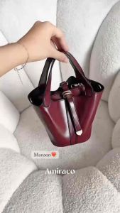 AMIRACO Tas Sandra Free Pouch Leather Wanita