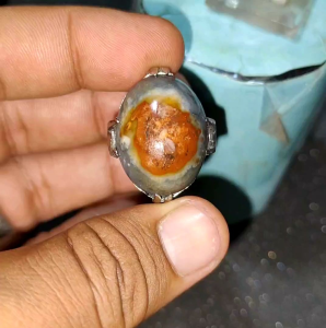 Akik Wonosobo Motif Mata Dewa Natural Alami