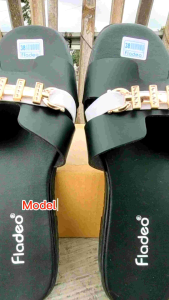 Sandal Wanita Slop Fladeo Gesper | Sandal Trendy | Model Stylish | Sandal Kekinian