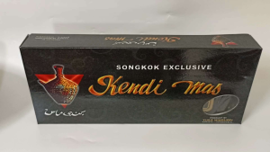 Peci Kopiah Songkok Kendi Mas AC Hitam Polos Tinggi 8-10