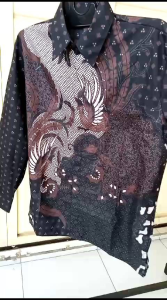 Kemeja Batik Lengan Panjang Premium Kekinian Pria Dewasa