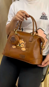 CB1325-1#CREAMBEAR SLINGBAG BOSTON WOMENBAG