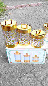 barokah promo toples viral toples sultan gold 3 pcs kemasan 1 set