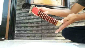 golok sembelih tanduk kombinasi renghas merah baja modern aisi sld d2 original
