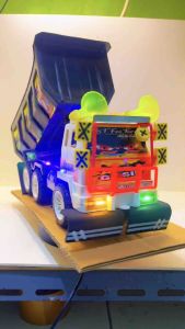 Mobilan Mainan dump truk anak mobilan truk pasir Modifikasi FULL variasi lampu
