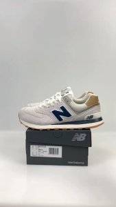 New Balance 574 Cream Navy