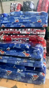 Fullset kasur lipat/matras UK 90+ 1set bantal guling