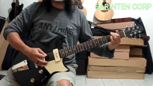 Gitar Elektrik Marfill RV Black P-90 Clasic rock pop metal jazz