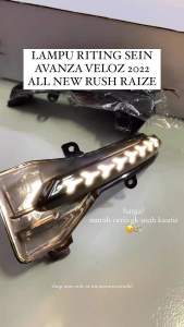 Mengenal Lampu Riting Sein Spion Avanza 2022 ke atas Veloz All New Rush Raize Running Model