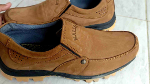 Sepatu Pria Kulit asli100% Casual Slip On slop Sepatu Santai 09