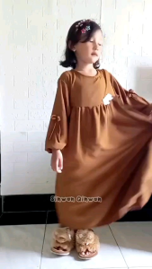 Sakura Gamis Anak Perempuan Crinkle Airflow