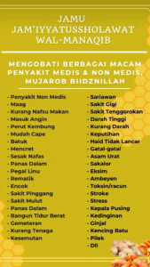 JAMU JAMIYYATUSSHOLAWAT WALMANAQIB /JAMU DOA / JAMU KESEHATAN 1 Botol Mengobati Berbagai Penyakit
