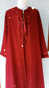 abaya anak Putri Kids syari Gamis muslim dress lebaran 2026 mewah material fortazela