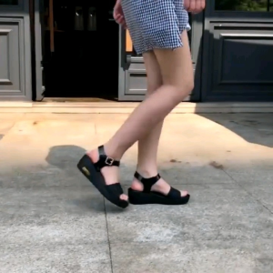 Sandal Wanita Tali Belakang Sandal Wedges 2024 Terbaru Sandal Pesta/Kondangan Terbaru