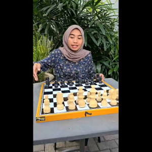 Termurah!! Bisa COD!! Papan Catur Kayu Kasparov XL 40x40cm – SNI Bahan Kayu Asli
