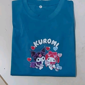 KAOS ANAK PEREMPUAN KUROMI / ATASAN BAJU ANAK PEREMPUAN PAKAIAN ANAK PEREMPUAN SABLON DIGITAL BUAT UMUR 2-9 TAHUN