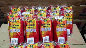 Liwanag Esperma Candle #22 (E#22) Sold per Pack 2 Pieces in a Pack Size: 1.25" Diameter x 4.75" Height Burning Time:  10-15 Hours