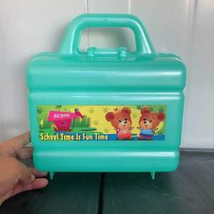 UniGlobal High Quality School Time Lunch Kit Easy To Carry Space Saver