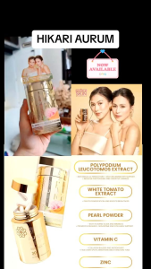 Hikari Skin Essentials Aurum S-Acetyl Glutathione New Packaging Sachet 14 Capsules